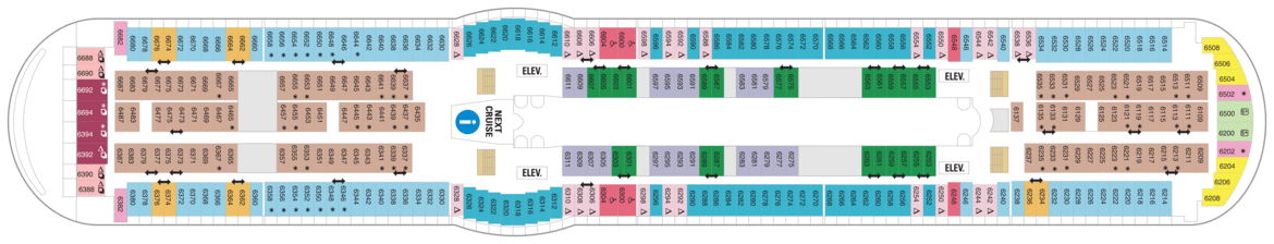 Royal Carribbean Deck plan Adventure of the Seas DECK06.png